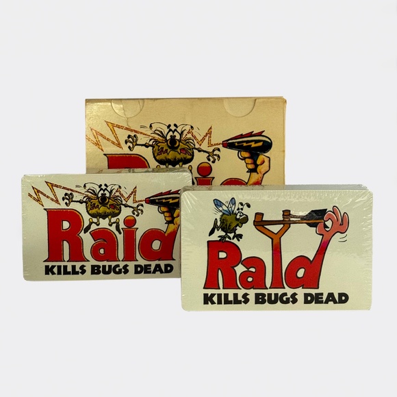 Vintage RAID Playing Cards - Picture 1 of 3
